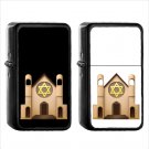 821 Synagogue - (1pcs) Oil Windproof Black Emoji Emoticon Lighters