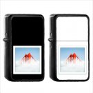 826 Foggy - (1pcs) Oil Windproof Black Emoji Emoticon Lighters