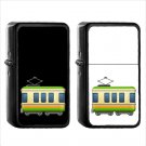 838 Railway Car - (1pcs) Oil Windproof Black Emoji Emoticon Lighters
