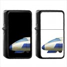 840 High Speed Train Bullet Nose - (1pcs) Oil Windproof Black Emoji Emoticon Lighters