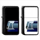 843 Light Rail - (1pcs) Oil Windproof Black Emoji Emoticon Lighters