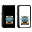 850 Oncoming Bus - (1pcs) Oil Windproof Black Emoji Emoticon Lighters