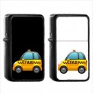857 Taxi - (1pcs) Oil Windproof Black Emoji Emoticon Lighters