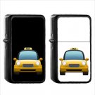 858 Oncoming Taxi - (1pcs) Oil Windproof Black Emoji Emoticon Lighters