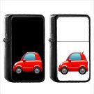 859 Automobile - (1pcs) Oil Windproof Black Emoji Emoticon Lighters