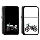865 Racing Motorcycle - (1pcs) Oil Windproof Black Emoji Emoticon Lighters