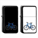 867 Bicycle - (1pcs) Oil Windproof Black Emoji Emoticon Lighters