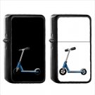 868 Scooter - (1pcs) Oil Windproof Black Emoji Emoticon Lighters