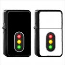 874 Vertical Traffic Light - (1pcs) Oil Windproof Black Emoji Emoticon Lighters