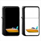 878 Speedboat - (1pcs) Oil Windproof Black Emoji Emoticon Lighters