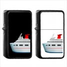 879 Passenger Ship - (1pcs) Oil Windproof Black Emoji Emoticon Lighters