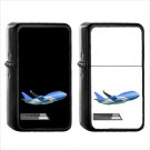 885 Airplane Departure - (1pcs) Oil Windproof Black Emoji Emoticon Lighters