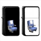 887 Seat - (1pcs) Oil Windproof Black Emoji Emoticon Lighters