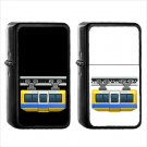 889 Suspension Railway - (1pcs) Oil Windproof Black Emoji Emoticon Lighters