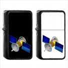 892 Satellite - (1pcs) Oil Windproof Black Emoji Emoticon Lighters