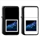 896 Milky Way - (1pcs) Oil Windproof Black Emoji Emoticon Lighters