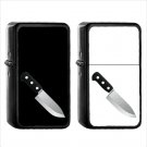 915 Hocho - (1pcs) Oil Windproof Black Emoji Emoticon Lighters