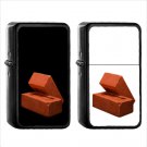919 Brick - (1pcs) Oil Windproof Black Emoji Emoticon Lighters