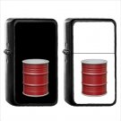 921 Oil Drum - (1pcs) Oil Windproof Black Emoji Emoticon Lighters