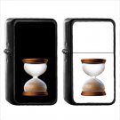 924 Hourglass - (1pcs) Oil Windproof Black Emoji Emoticon Lighters