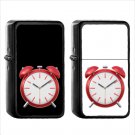 927 Alarm Clock - (1pcs) Oil Windproof Black Emoji Emoticon Lighters