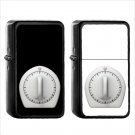 929 Timer Clock - (1pcs) Oil Windproof Black Emoji Emoticon Lighters