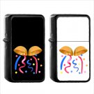 936 Confetti Ball - (1pcs) Oil Windproof Black Emoji Emoticon Lighters