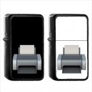 968 Printer - (1pcs) Oil Windproof Black Emoji Emoticon Lighters