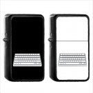 969 Keyboard - (1pcs) Oil Windproof Black Emoji Emoticon Lighters