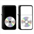 974 Optical Disc - (1pcs) Oil Windproof Black Emoji Emoticon Lighters