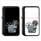 979 Film Projector - (1pcs) Oil Windproof Black Emoji Emoticon Lighters