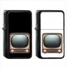 980 Television - (1pcs) Oil Windproof Black Emoji Emoticon Lighters