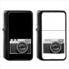 981 Camera - (1pcs) Oil Windproof Black Emoji Emoticon Lighters