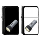 989 Electric Torch - (1pcs) Oil Windproof Black Emoji Emoticon Lighters
