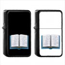 993 Open Book - (1pcs) Oil Windproof Black Emoji Emoticon Lighters