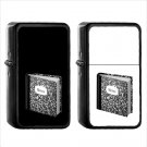 998 Notebook - (1pcs) Oil Windproof Black Emoji Emoticon Lighters
