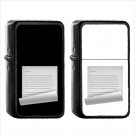 999 Page Curl - (1pcs) Oil Windproof Black Emoji Emoticon Lighters