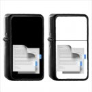 1004 Bookmark Tabs - (1pcs) Oil Windproof Black Emoji Emoticon Lighters