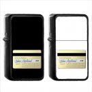 1013 Credit Card - (1pcs) Oil Windproof Black Emoji Emoticon Lighters
