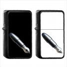 1029 Black Nib - (1pcs) Oil Windproof Black Emoji Emoticon Lighters
