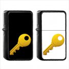 1061 Key - (1pcs) Oil Windproof Black Emoji Emoticon Lighters