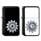 1073 Gear - (1pcs) Oil Windproof Black Emoji Emoticon Lighters