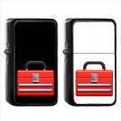 1078 Toolbox - (1pcs) Oil Windproof Black Emoji Emoticon Lighters