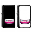 1082 Petri Dish - (1pcs) Oil Windproof Black Emoji Emoticon Lighters