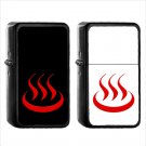 1133 Hot Springs - (1pcs) Oil Windproof Black Emoji Emoticon Lighters