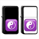 1226 Yin Yang - (1pcs) Oil Windproof Black Emoji Emoticon Lighters
