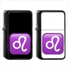 1237 Leo - (1pcs) Oil Windproof Black Emoji Emoticon Lighters