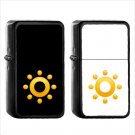 1260 Low Brightness Symbol - (1pcs) Oil Windproof Black Emoji Emoticon Lighters