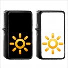 1261 High Brightness Symbol - (1pcs) Oil Windproof Black Emoji Emoticon Lighters