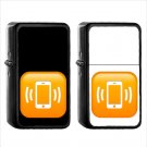 1263 Vibration Mode - (1pcs) Oil Windproof Black Emoji Emoticon Lighters